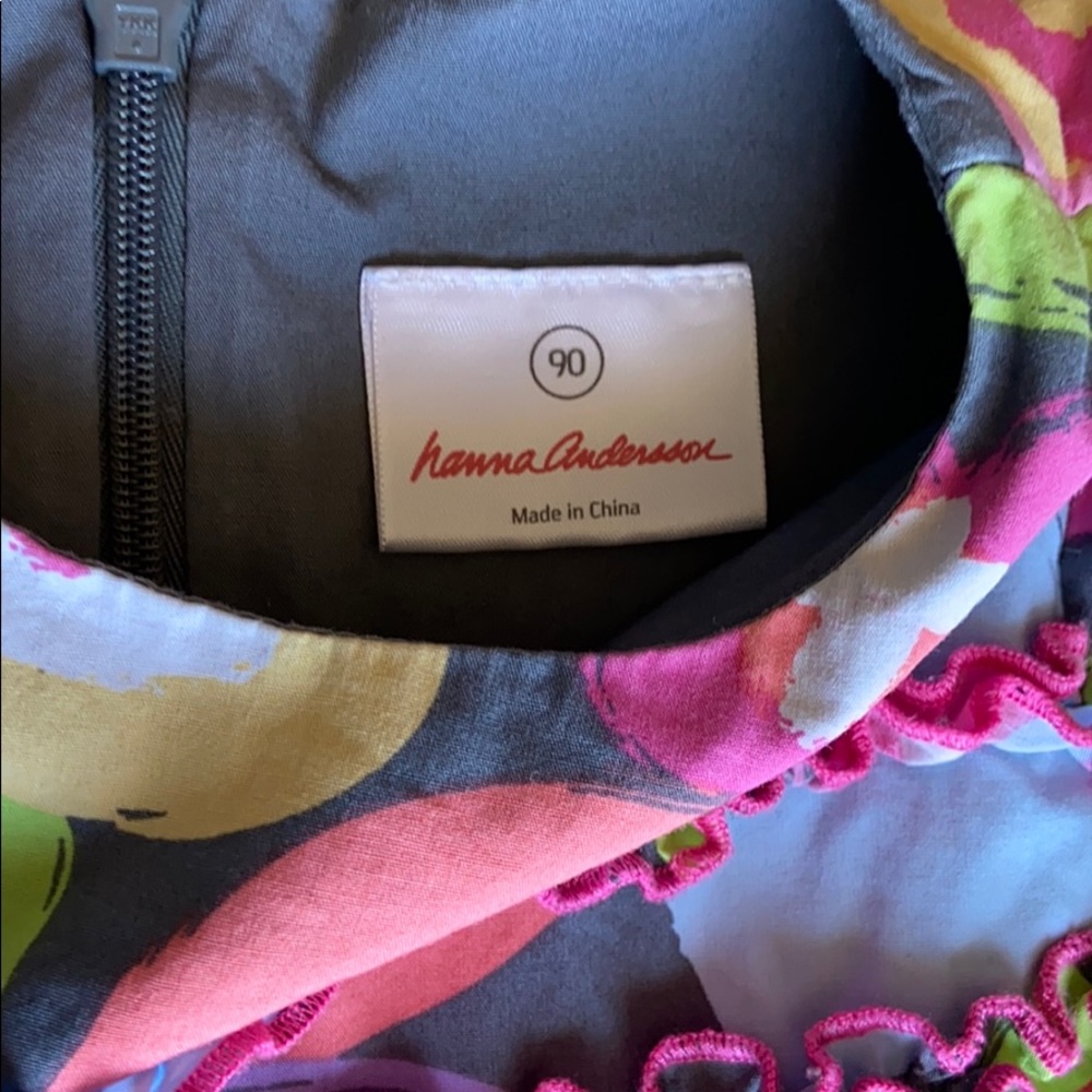 Hanna Andersson Color POP Dress 90 3T - Picture 5 of 6